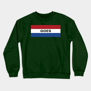 Goes City in Dutch Flag Crewneck Sweatshirt